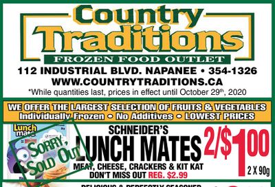 Country Traditions Flyer October 22 to 29