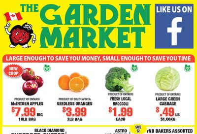 The Garden Market Flyer October 23 to 29