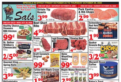 Sal's Grocery Flyer October 23 to 29