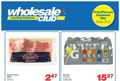 Wholesale Club (ON) Flyer October 22 to November 11