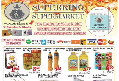 Superking Supermarket (London) Flyer October 23 to 29