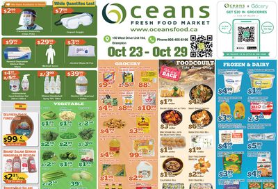 Oceans Fresh Food Market (Brampton) Flyer October 23 to 29