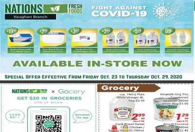 Nations Fresh Foods (Vaughan) Flyer October 23 to 29