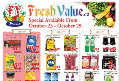 Fresh Value Flyer October 23 to 29