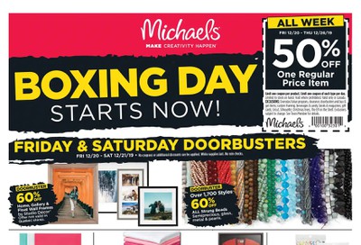 Michael's Flyer December 20 to 26