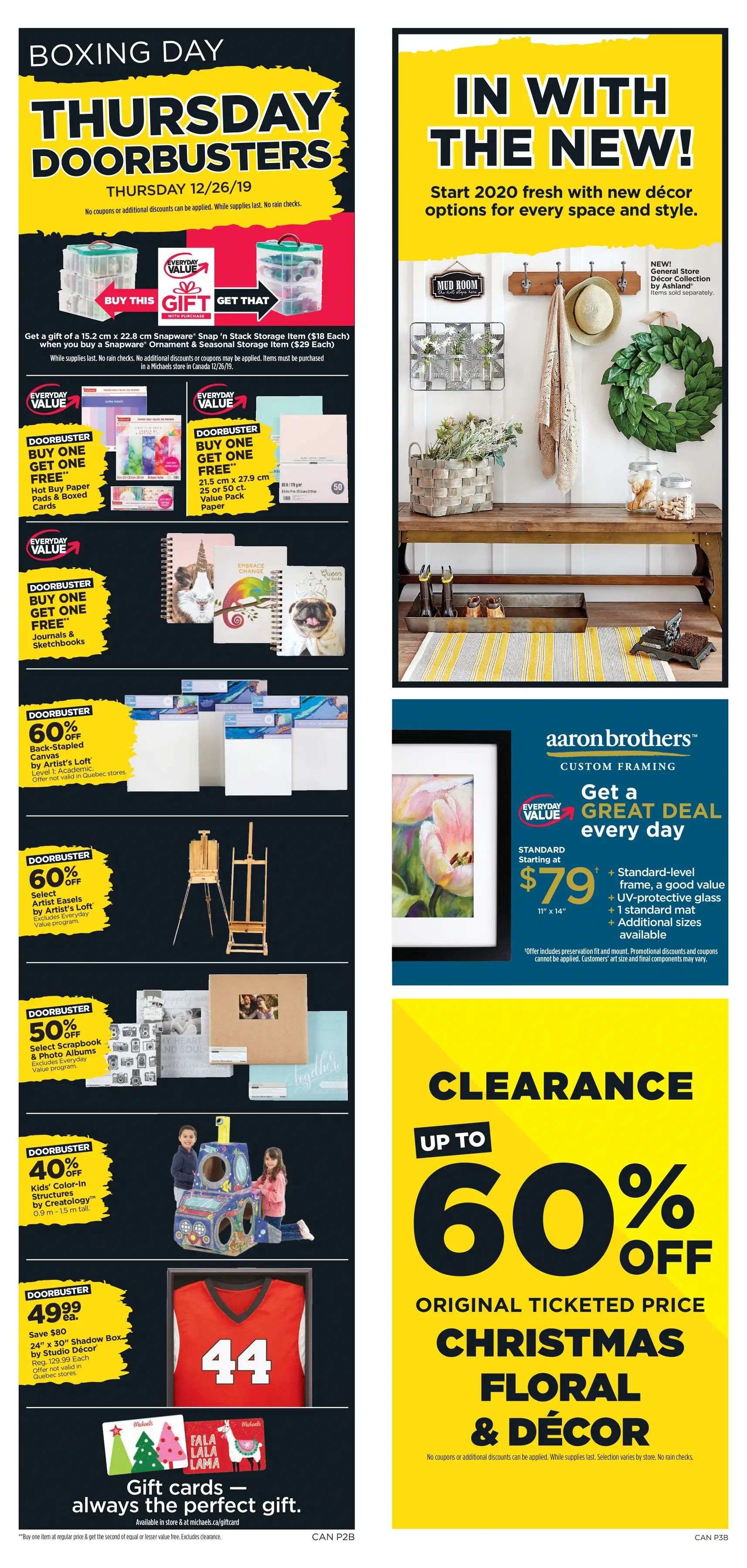 Michael's Flyer December 20 to 26