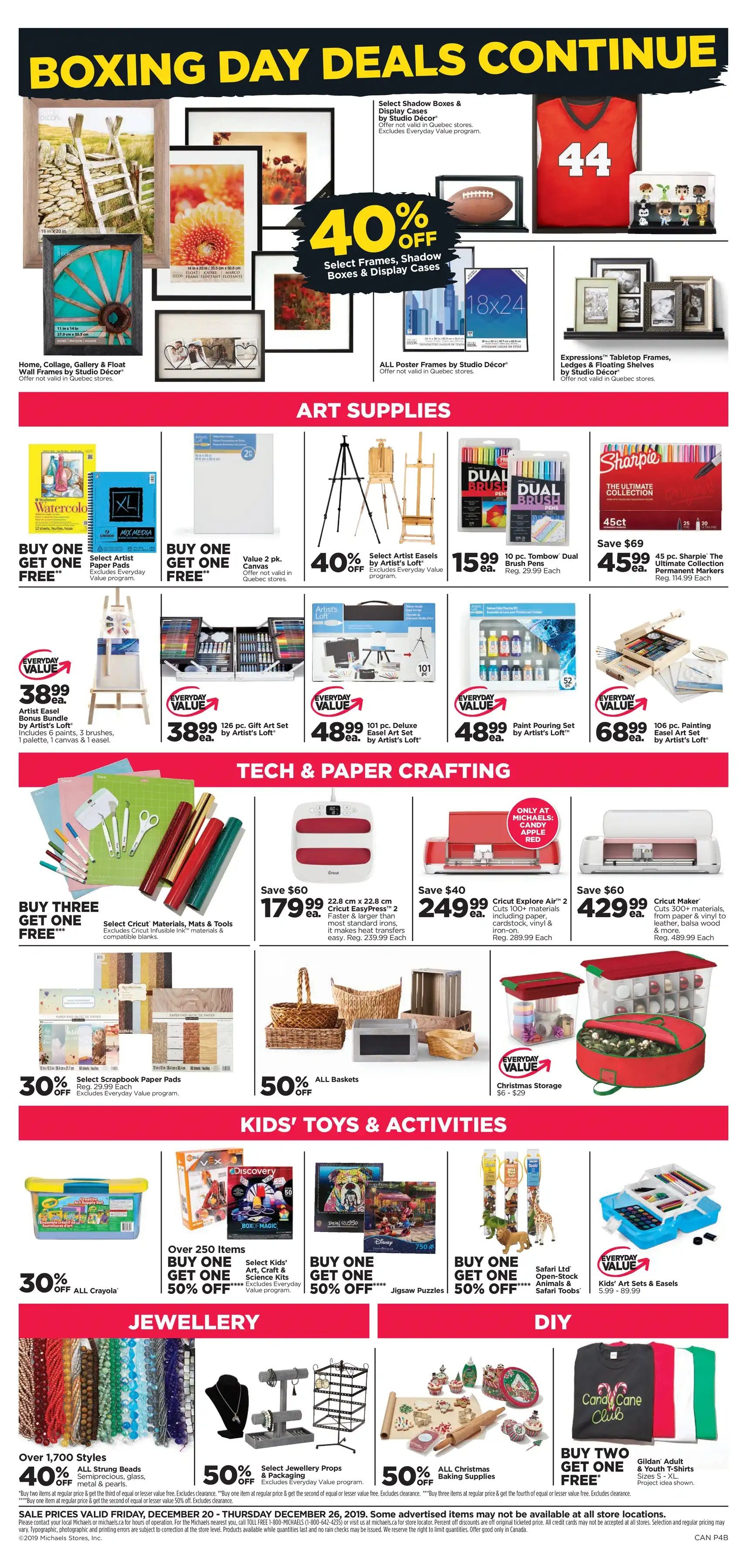 Michael's Flyer December 20 to 26