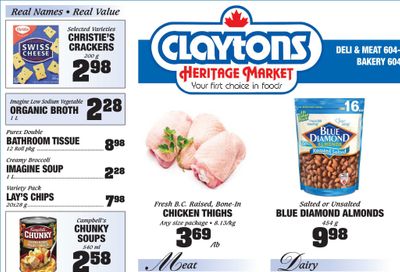 Claytons Heritage Market Flyer October 23 to 29