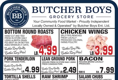 Butcher Boys Grocery Store Flyer October 23 to 29