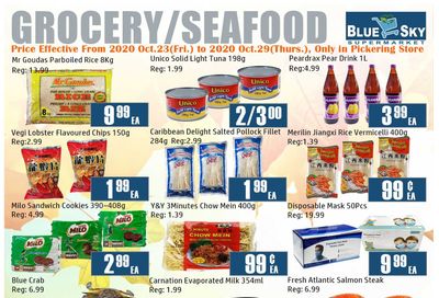 Blue Sky Supermarket (Pickering) Flyer October 23 to 29