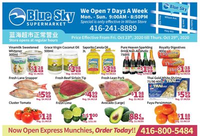 Blue Sky Supermarket (North York) Flyer October 23 to 29