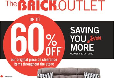 The Brick Outlet Flyer October 22 to 26