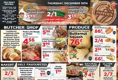 Pepper's Foods Flyer December 17 to 23