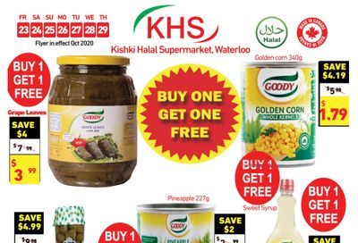 Kishki Halal Supermarket Flyer October 23 to 29