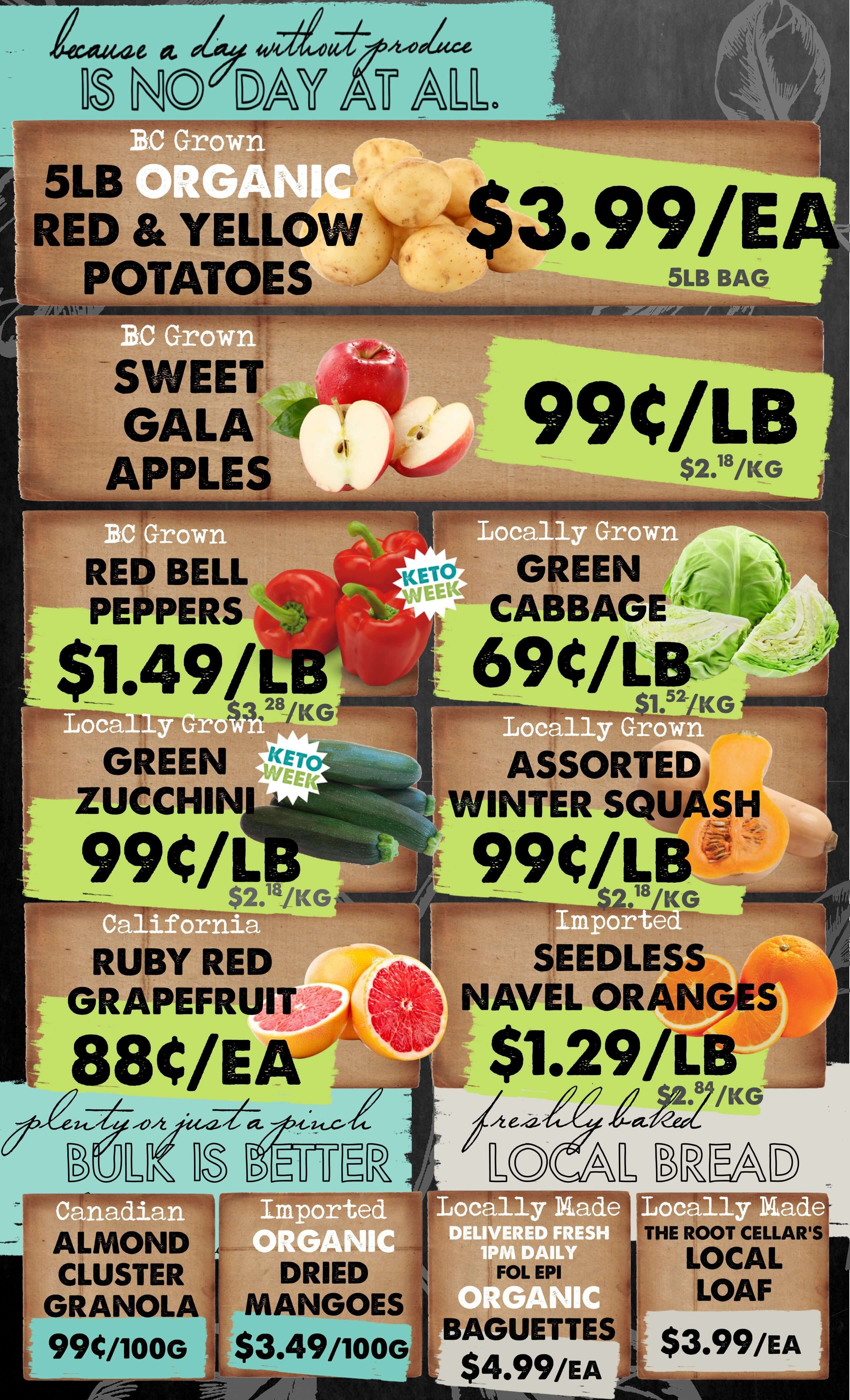 The Root Cellar Flyer September 12 to 18