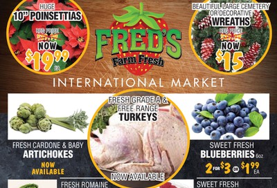 Fred's Farm Fresh Flyer December 18 to 24