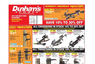 Dunham's Sports (IN) Weekly Ad Flyer October 24 to October 29