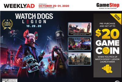 GameStop Weekly Ad Flyer October 25 to October 31