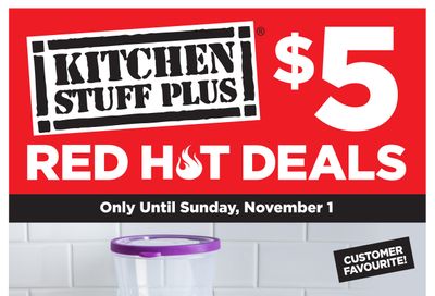Kitchen Stuff Plus Red Hot Deals Flyer October 26 to November 1