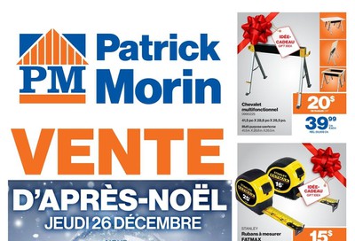Patrick Morin Flyer December 19 to January 1