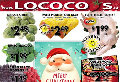 Lococo's Flyer December 20 to 25