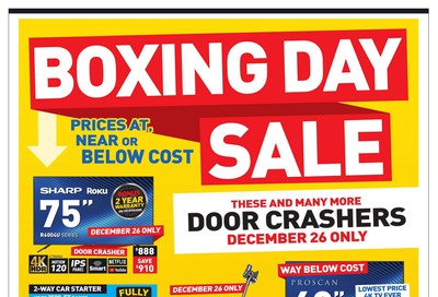 Visions Electronics Boxing Day Sale Flyer December 20 to January 2