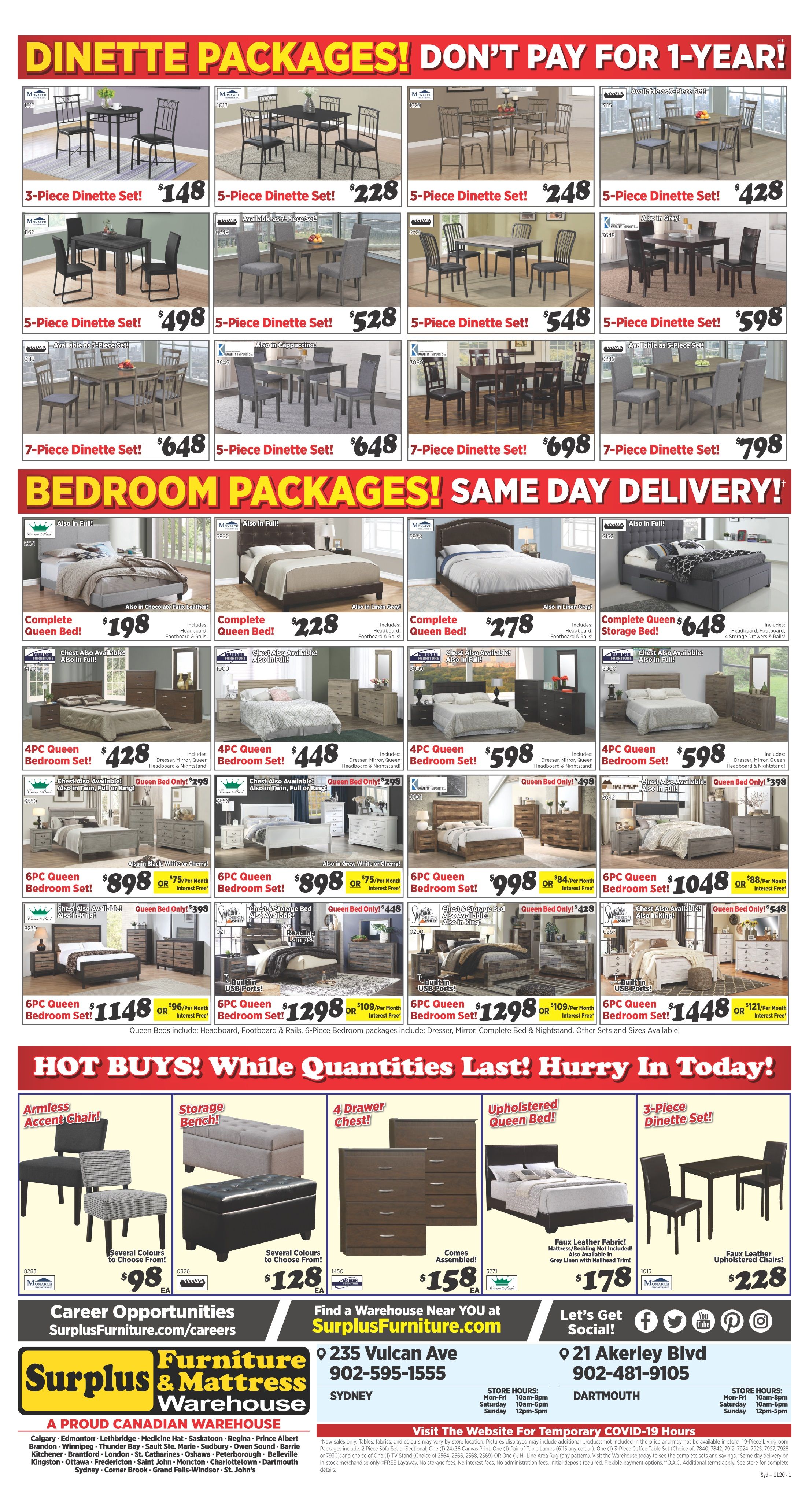 Surplus Furniture & Mattress Warehouse (Sydney) Flyer October 27 to November 16