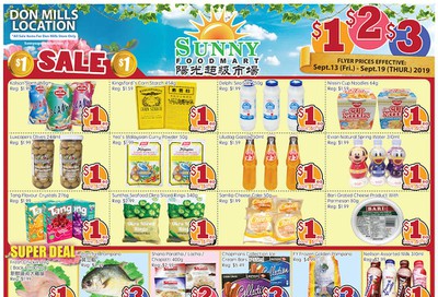 Sunny Foodmart (Don Mills) Flyer September 13 to 19
