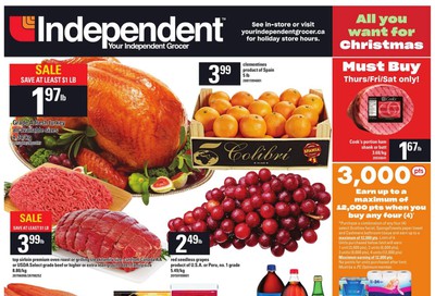 Independent Grocer (ON) Flyer December 19 to 24