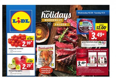 Lidl Weekly Ad Flyer October 28 to November 3
