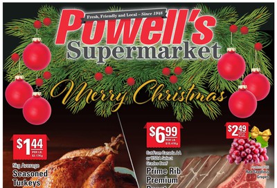 Powell's Supermarket Flyer December 19 to 25