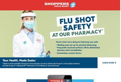 Shoppers Drug Mart (ON) Flyer October 31 to November 6