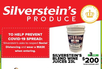 Silverstein's Produce Flyer October 27 to 31