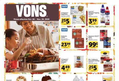 Vons (CA, NV) Weekly Ad Flyer October 28 to November 26