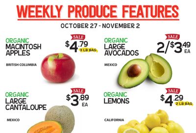 Pomme Natural Market Flyer October 27 to November 2