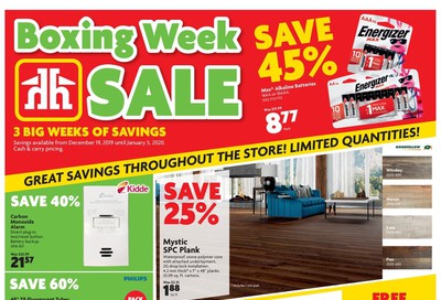 Home Hardware Building Centre (BC) Boxing Week Flyer December 19 to January 5