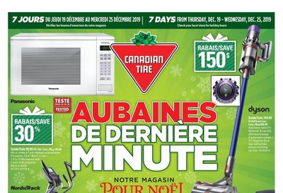 Canadian Tire (QC) Flyer December 19 to 25