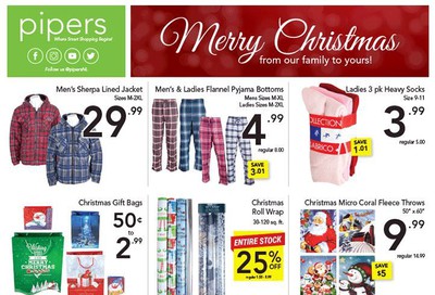 Pipers Superstore Flyer December 19 to 25