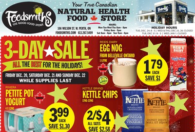 Foodsmiths Flyer December 19 to 24