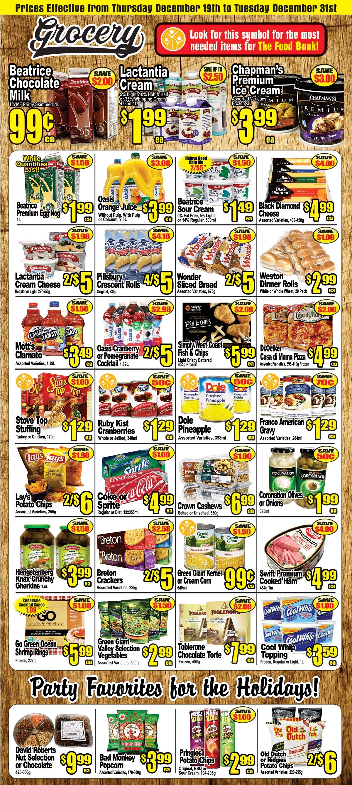 Central Fresh Market Flyer December 19 to 31