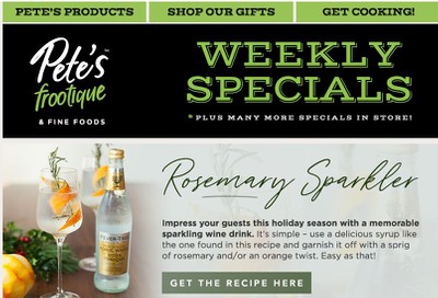 Pete's Fine Foods Flyer December 19 to January 1