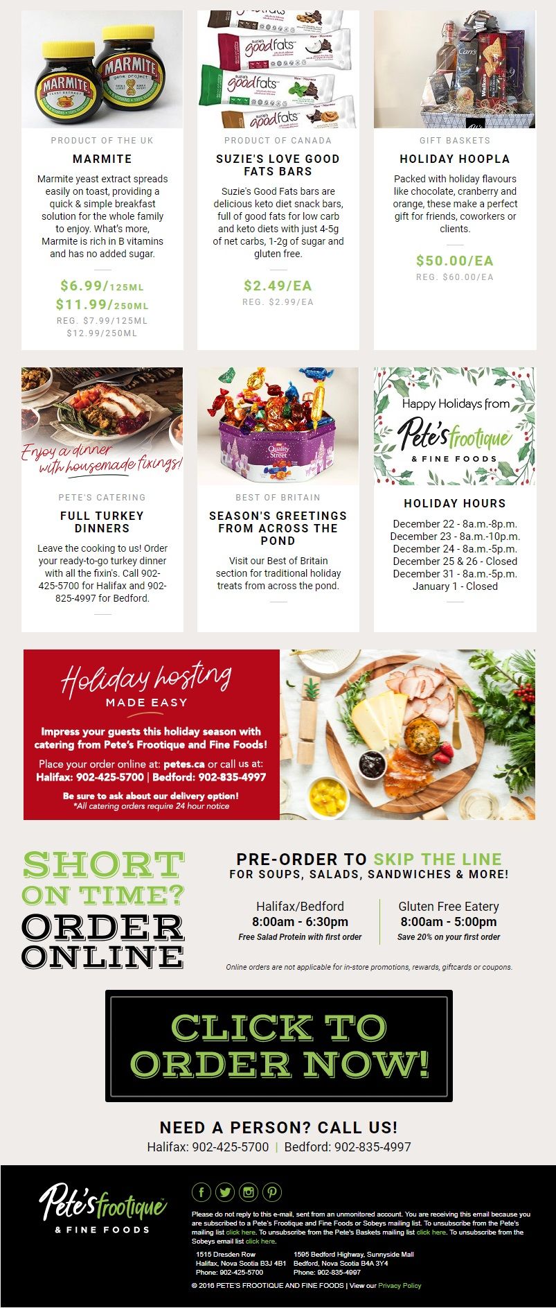 Pete's Fine Foods Flyer December 19 to January 1