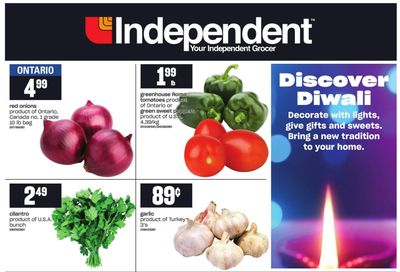 Independent Grocer (ON) Diwali Flyer October 29 to November 18