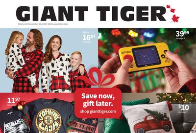 Giant Tiger Christmas Gifts Flyer October 28 to November 10