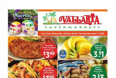 Vallarta (CA) Weekly Ad Flyer October 28 to November 3