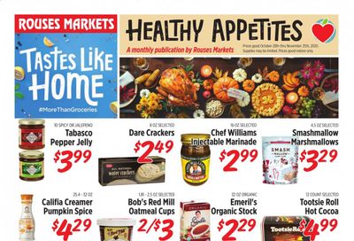Rouses Markets (AL, LA, MS) Weekly Ad Flyer October 28 to November 25