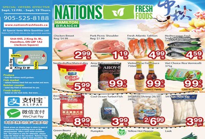 Nations Fresh Foods (Hamilton) Flyer September 13 to 19