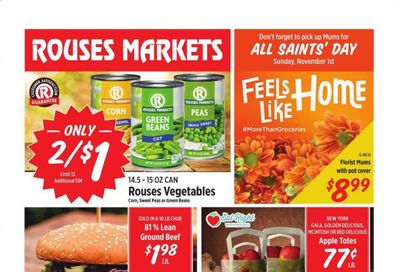 Rouses Markets (AL, LA, MS) Weekly Ad Flyer October 28 to November 4