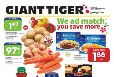 Giant Tiger (Atlantic) Flyer October 28 to November 3