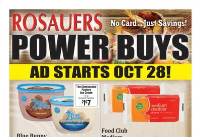 Rosauers Weekly Ad Flyer October 28 to December 1